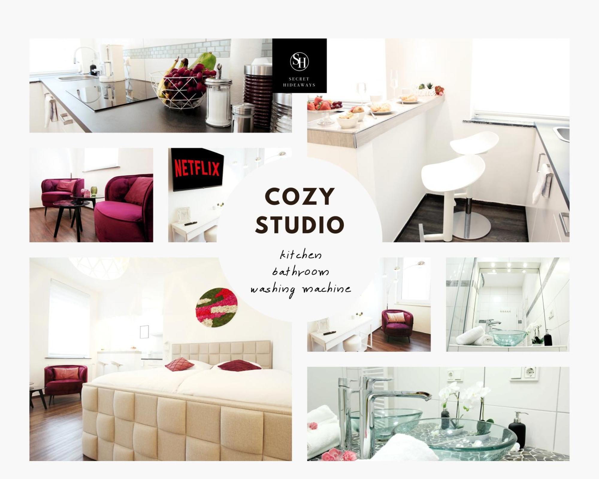 Secret Hideaways Cozystudio Superior Apartments Mit Wifi L 450M Bis Uni L Messe L Flughafen L Zoo Duisburg Kültér fotó